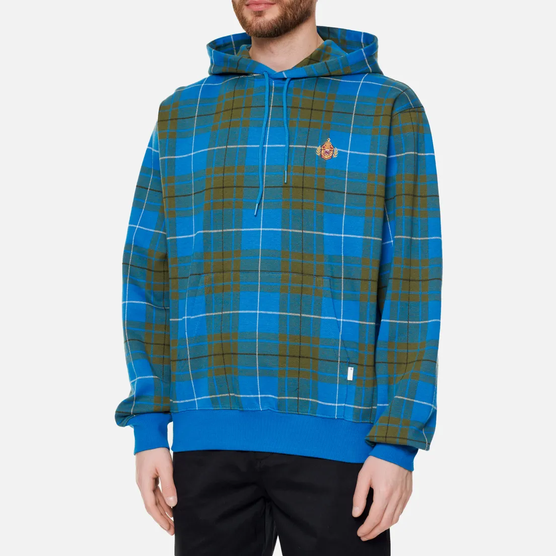 thisisneverthat Мужская толстовка Jacquard Tartan Plaid Hoodie