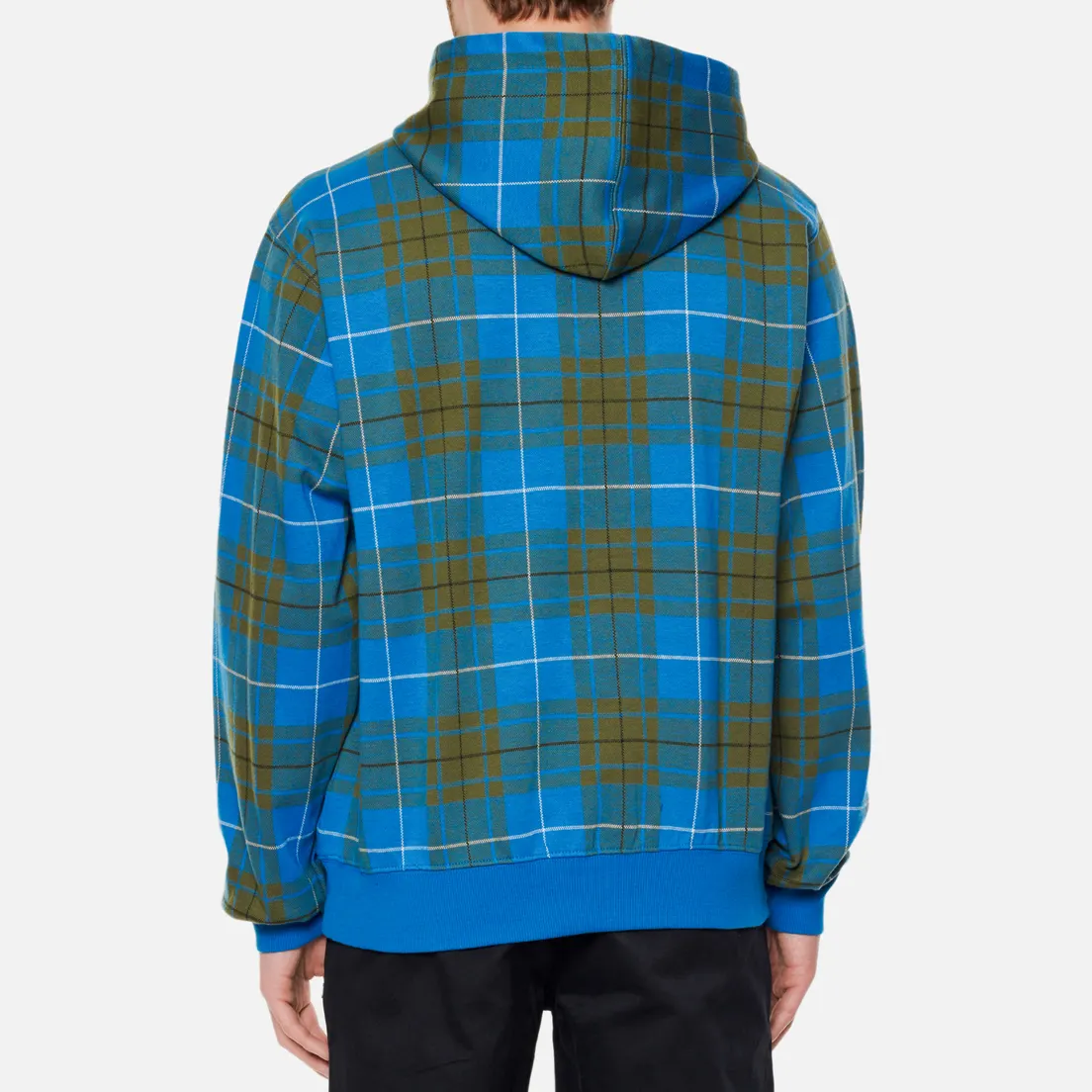 thisisneverthat Мужская толстовка Jacquard Tartan Plaid Hoodie