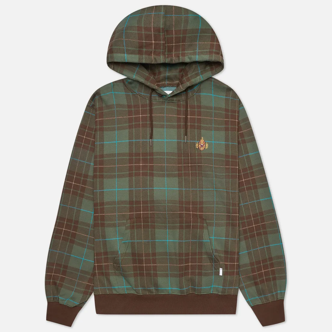 thisisneverthat Мужская толстовка Jacquard Tartan Plaid Hoodie