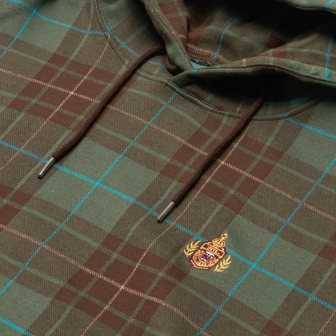 thisisneverthat Мужская толстовка Jacquard Tartan Plaid Hoodie