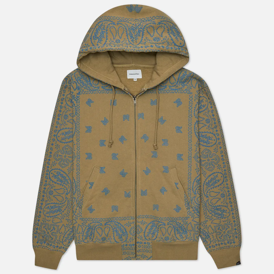 thisisneverthat Мужская толстовка Bandana Zip Up