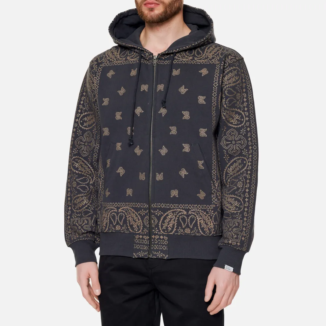 thisisneverthat Мужская толстовка Bandana Zip Up