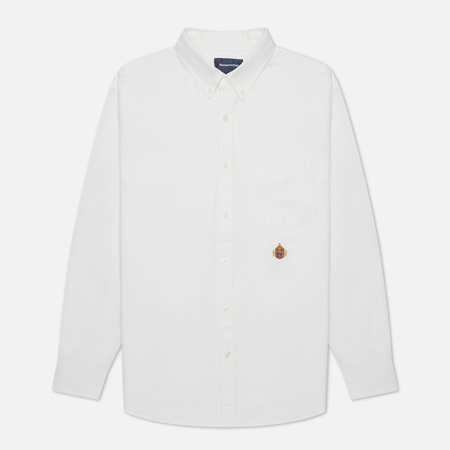 Мужская рубашка thisisneverthat Crown Oxford, цвет белый, размер XL