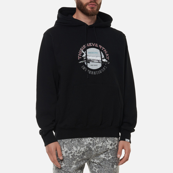 Мужская толстовка thisisneverthat Spaceship Hooded Black