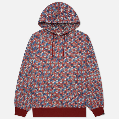 Мужская толстовка thisisneverthat Tile Hooded, цвет бордовый, размер M