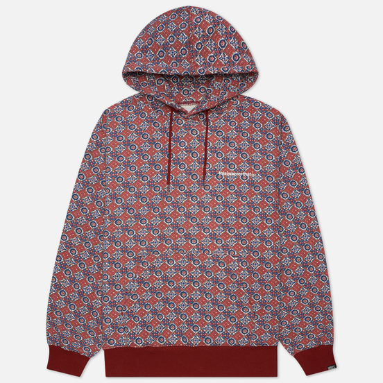Мужская толстовка thisisneverthat Tile Hooded Burgundy/Navy