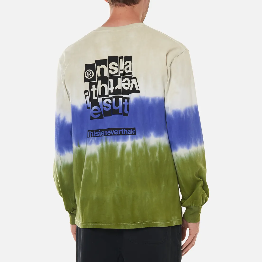 thisisneverthat Мужской лонгслив Tie Dye Stripe