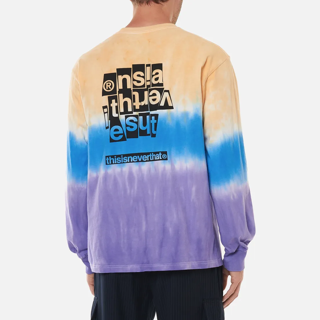 thisisneverthat Мужской лонгслив Tie Dye Stripe