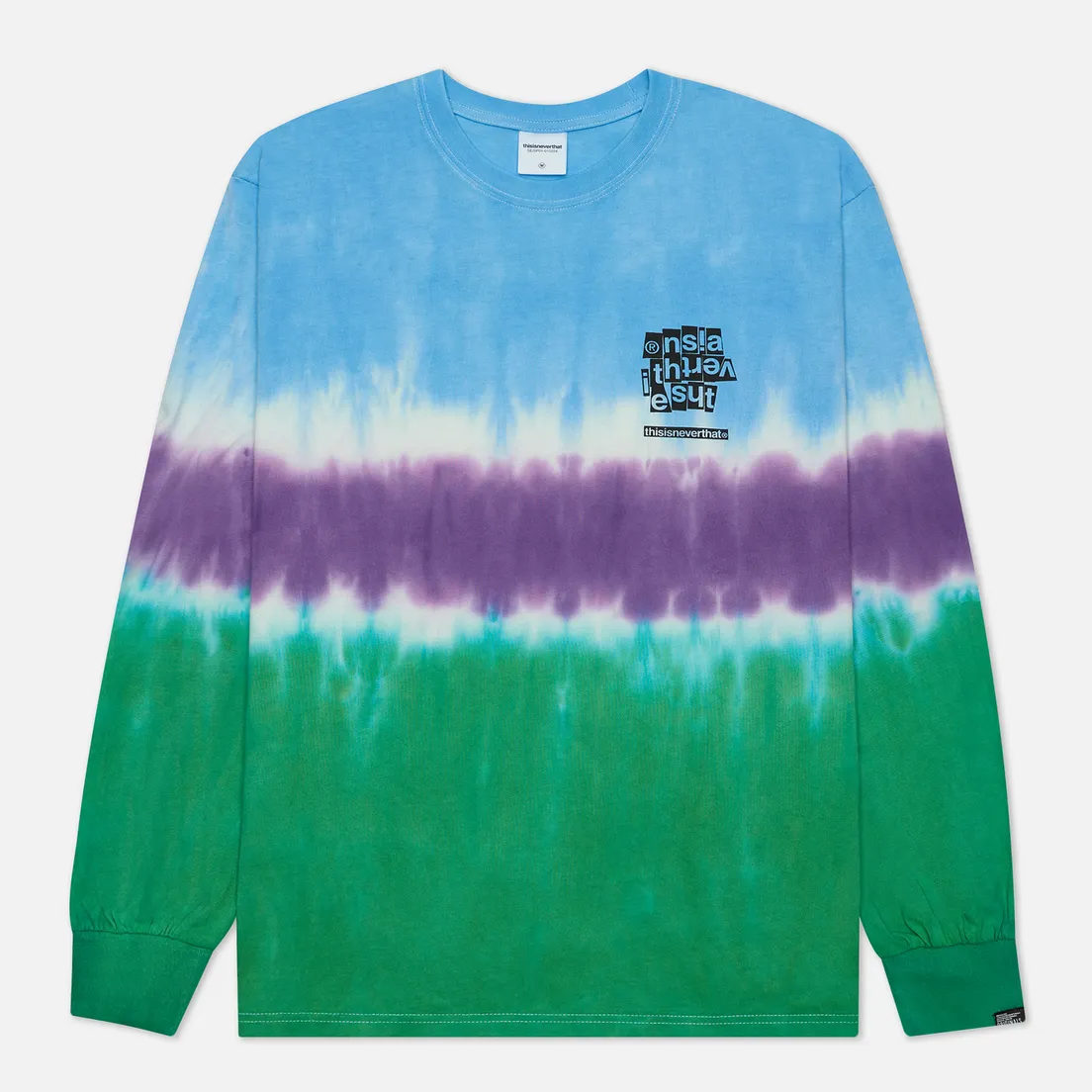 thisisneverthat Мужской лонгслив Tie Dye Stripe