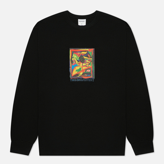 Мужской лонгслив thisisneverthat Masterpiece Black