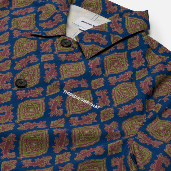Мужское пальто thisisneverthat Moroccan Overcoat Blue
