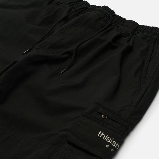 Мужские брюки thisisneverthat L-Logo Cargo Black