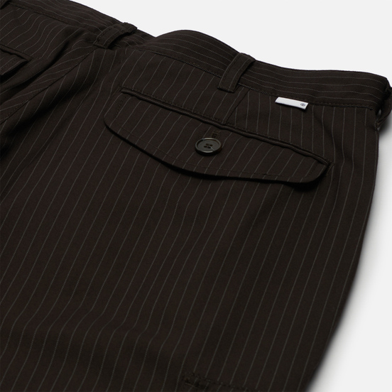 Мужские брюки thisisneverthat Striped Cargo Brown