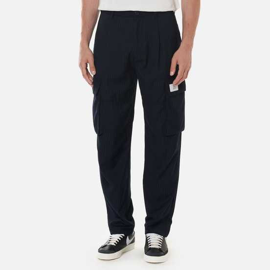 Мужские брюки thisisneverthat Striped Cargo Navy