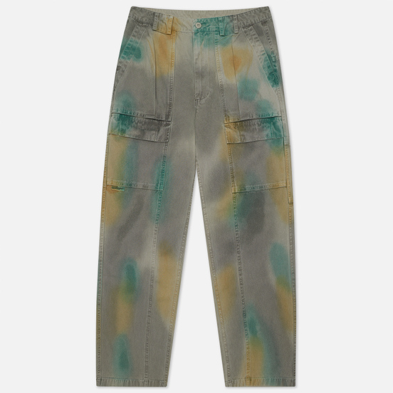Мужские брюки thisisneverthat Fatigue Green/Yellow