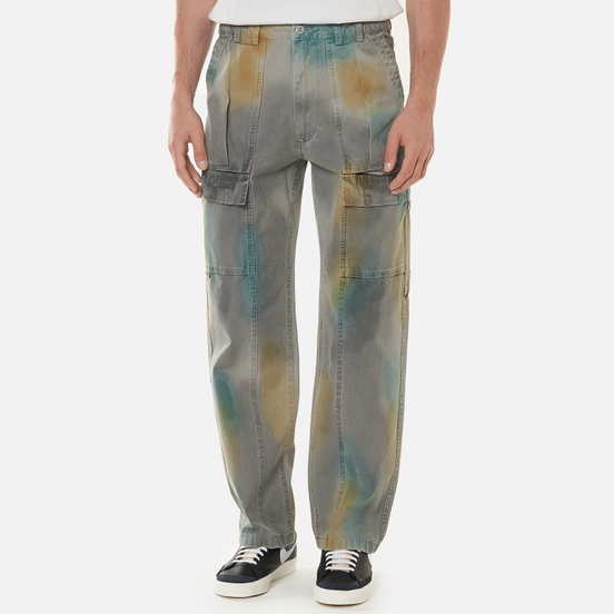 Мужские брюки thisisneverthat Fatigue Green/Yellow
