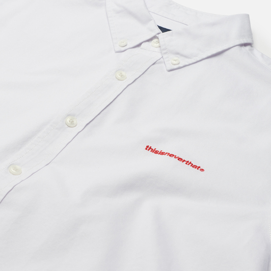 Мужская рубашка thisisneverthat T-Logo Oxford White