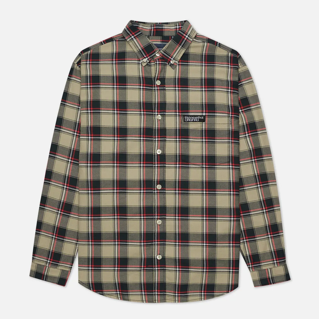 thisisneverthat Мужская рубашка Plaid Twill