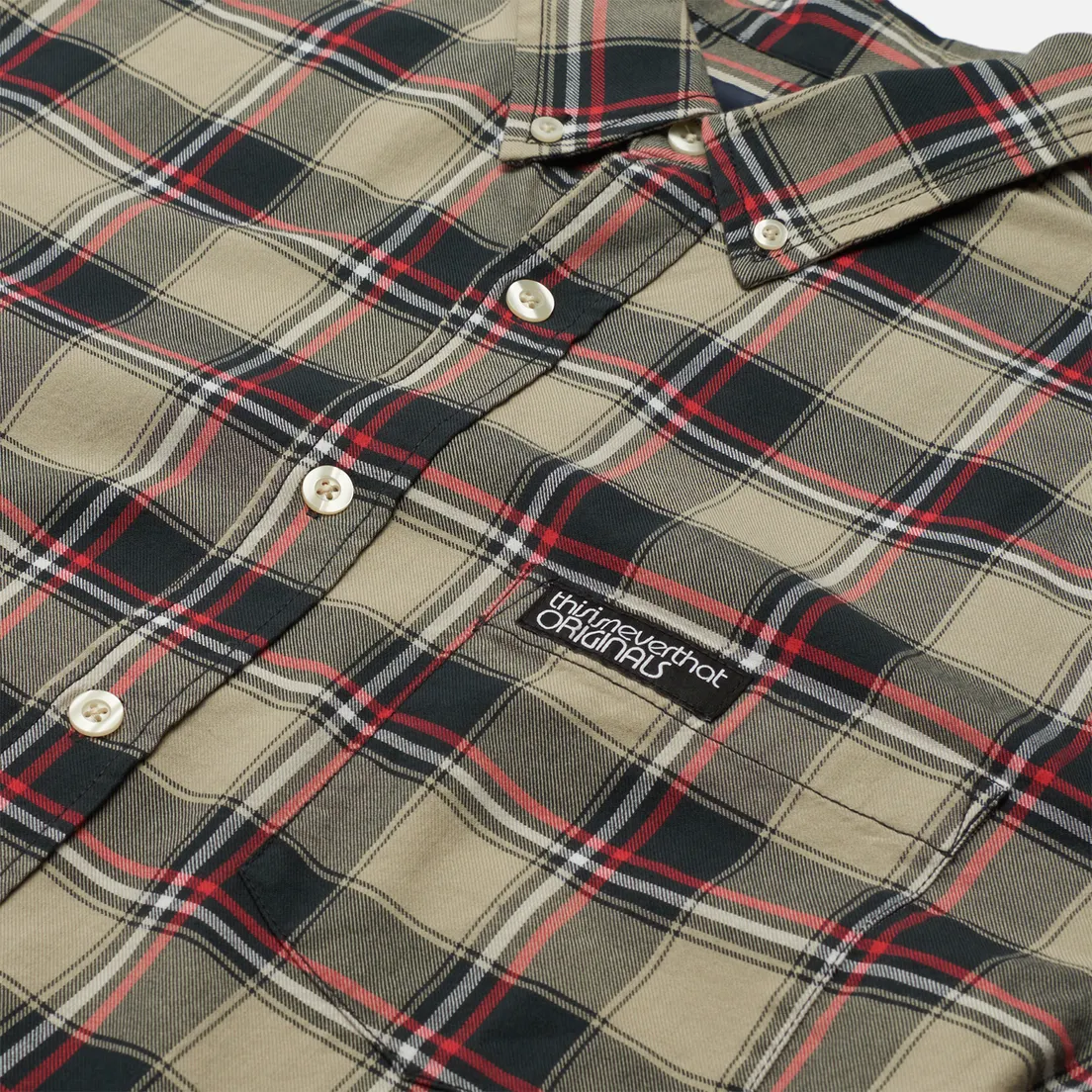 thisisneverthat Мужская рубашка Plaid Twill