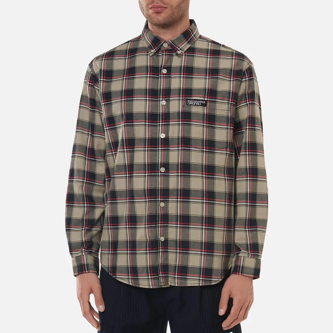 thisisneverthat Мужская рубашка Plaid Twill