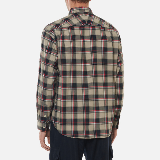 Мужская рубашка thisisneverthat Plaid Twill Greenish Black