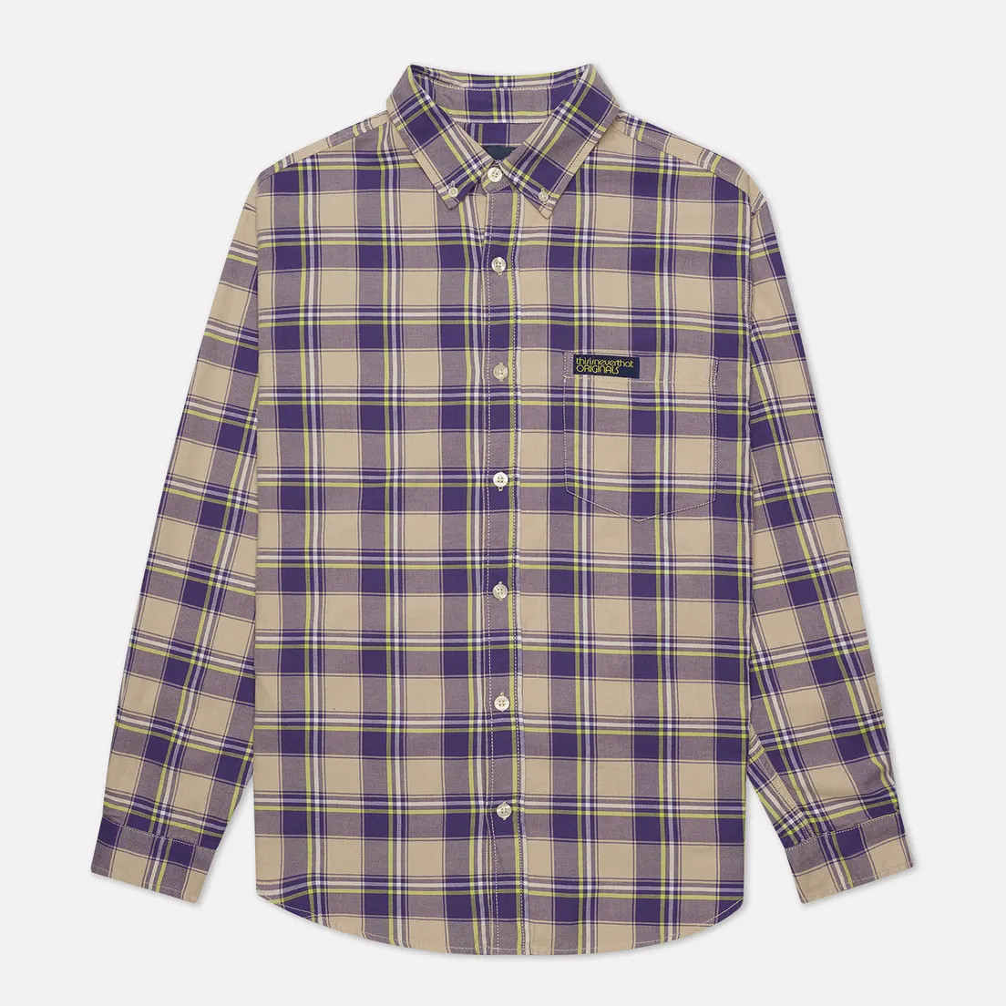 thisisneverthat Мужская рубашка Plaid Twill