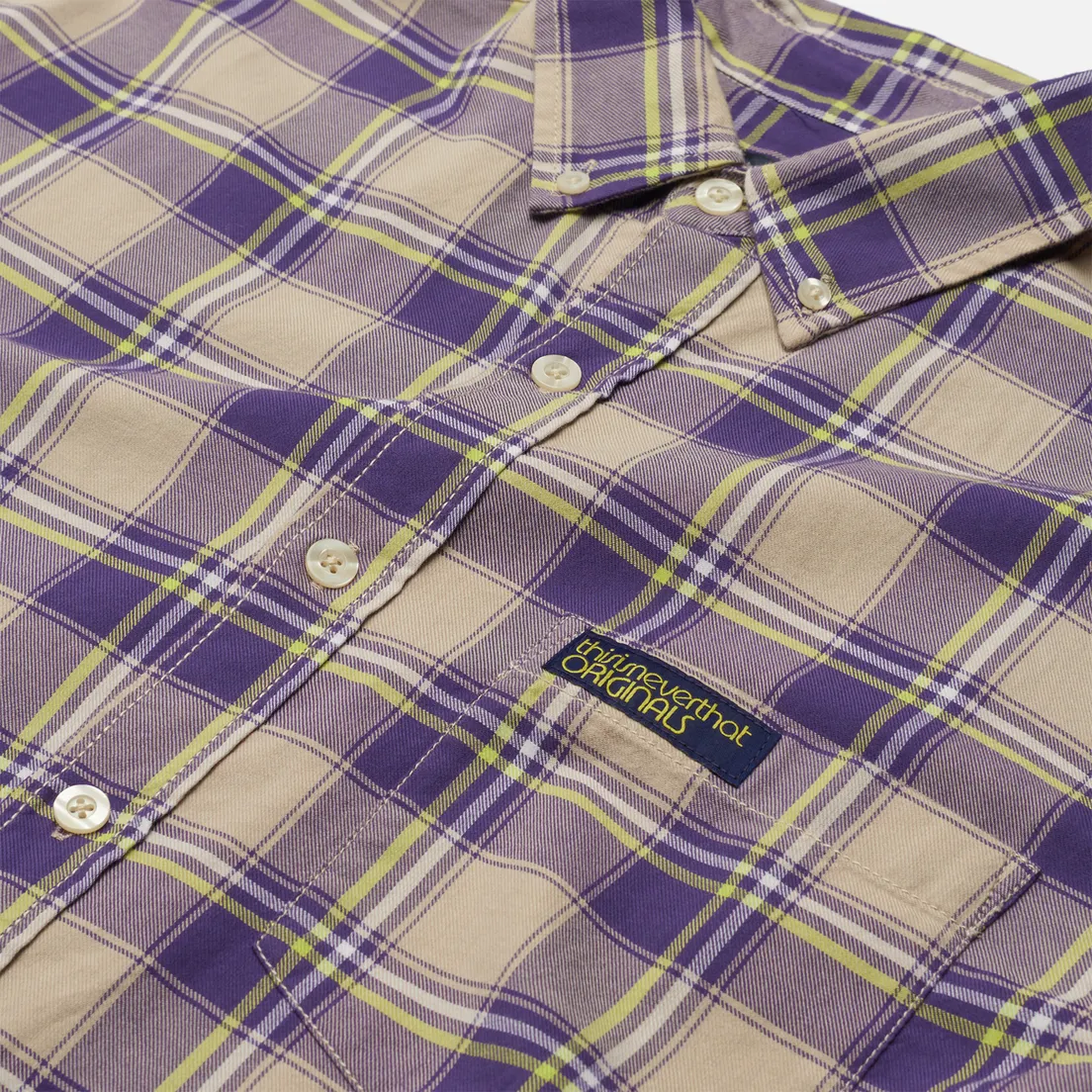 thisisneverthat Мужская рубашка Plaid Twill