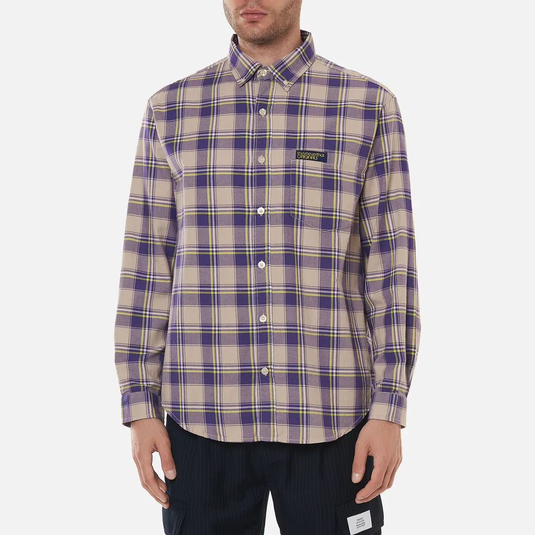 thisisneverthat Мужская рубашка Plaid Twill