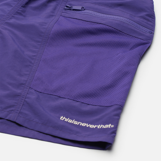 Мужские шорты thisisneverthat Mesh Zip Pocket Purple