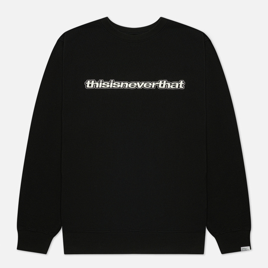 Мужская толстовка thisisneverthat ESP-Logo Crewneck Black