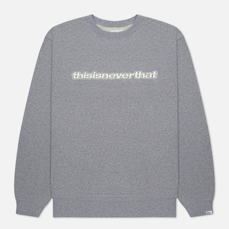 Мужская толстовка thisisneverthat ESP-Logo Crewneck, цвет серый, размер XL