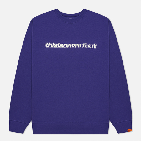 Мужская толстовка thisisneverthat ESP-Logo Crewneck, цвет фиолетовый, размер M