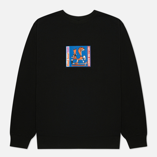 Мужская толстовка thisisneverthat Squirrel Crewneck Black