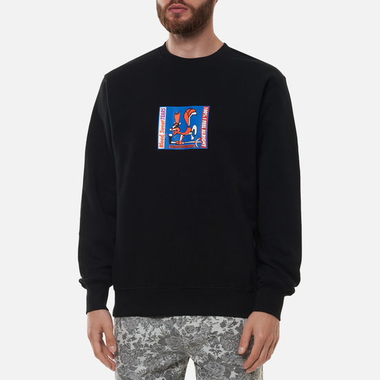 Мужская толстовка thisisneverthat Squirrel Crewneck Black