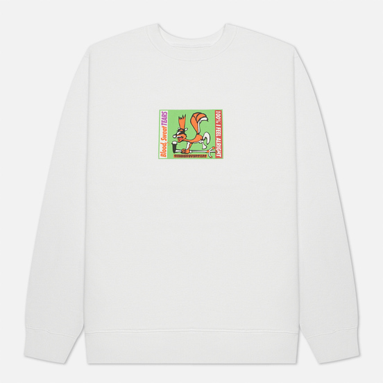 Мужская толстовка thisisneverthat Squirrel Crewneck White