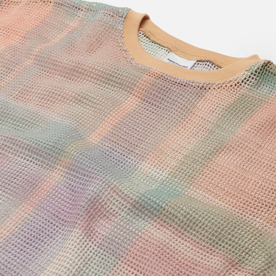 thisisneverthat Мужской лонгслив Printed Plaid Mesh