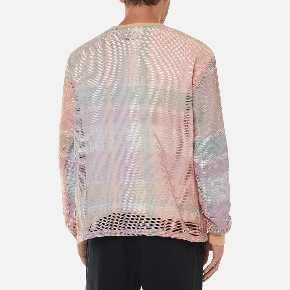 thisisneverthat Мужской лонгслив Printed Plaid Mesh
