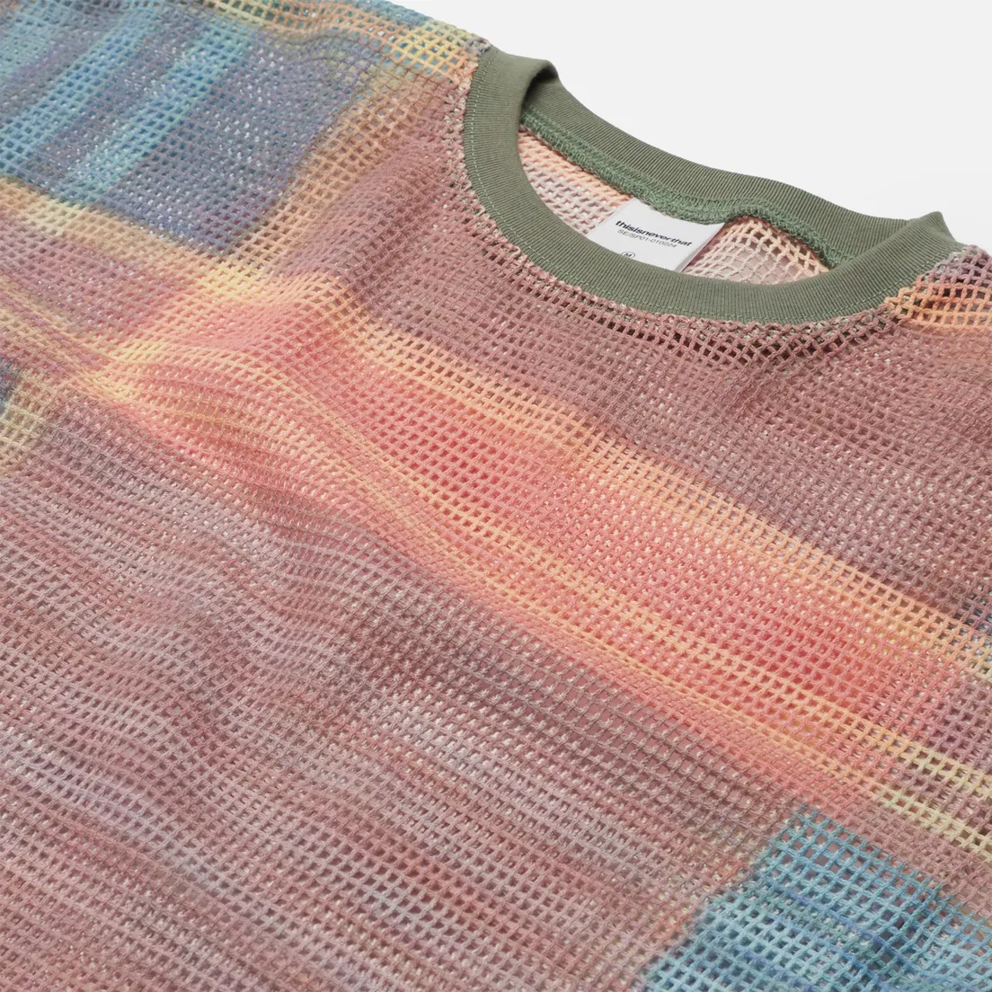 thisisneverthat Мужской лонгслив Printed Plaid Mesh