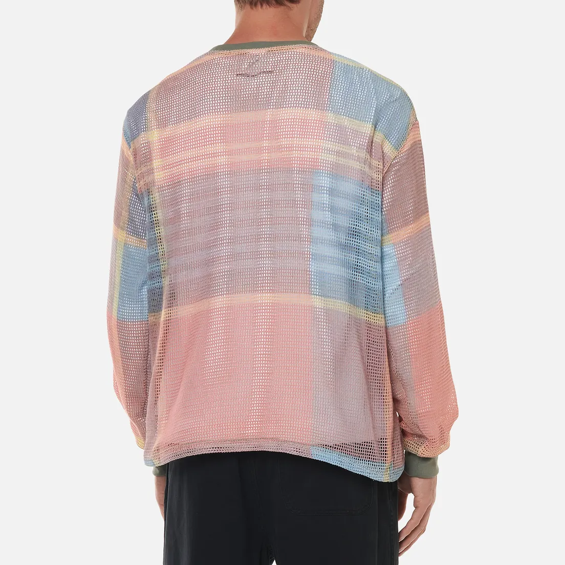 thisisneverthat Мужской лонгслив Printed Plaid Mesh
