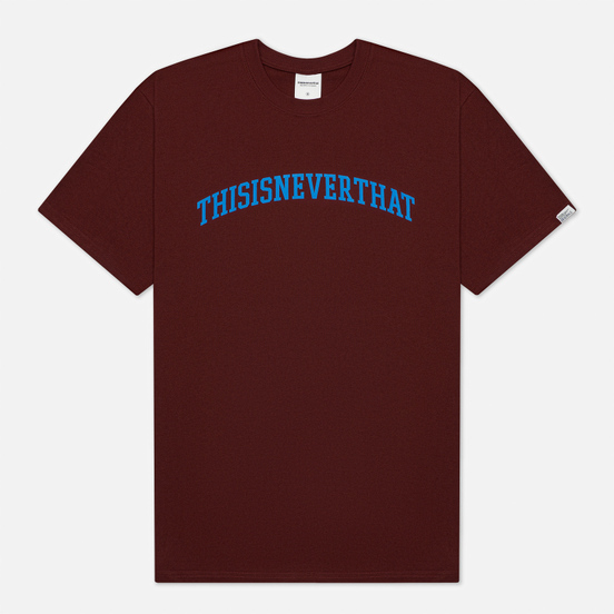 Мужская футболка thisisneverthat ARC Logo Burgundy