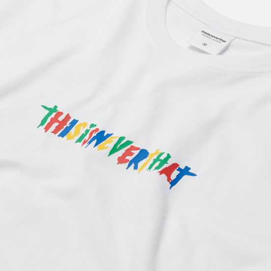 Мужская футболка thisisneverthat Dokkoi White