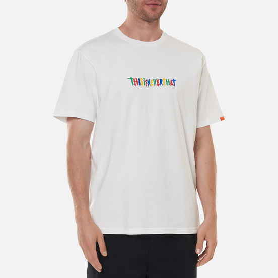 Мужская футболка thisisneverthat Dokkoi White
