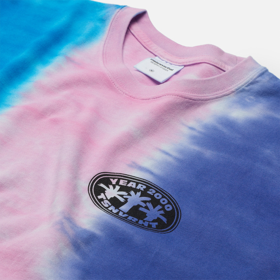 Мужская футболка thisisneverthat Vertical Tie Dye Blue/Pink/Violet