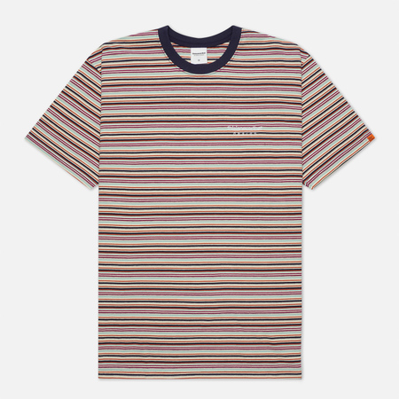 Мужская футболка thisisneverthat L-Logo Striped, цвет красный, размер XL