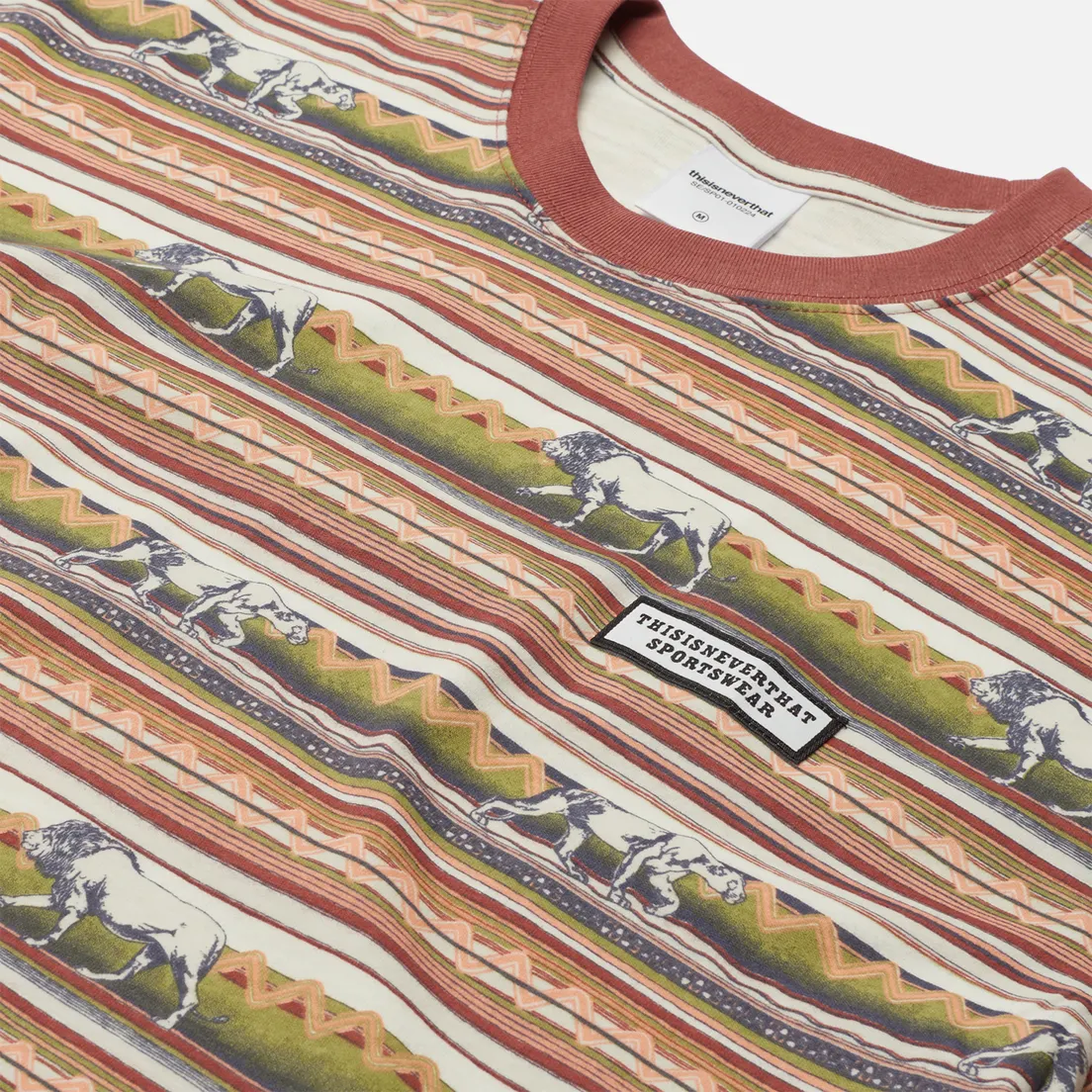 thisisneverthat Мужская футболка Printed Lion Stripe