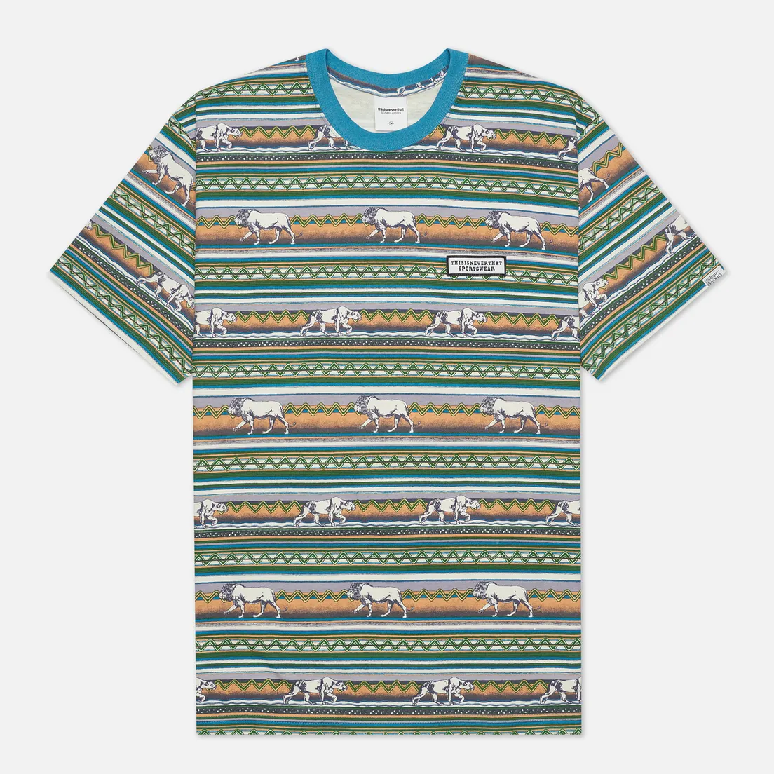 thisisneverthat Мужская футболка Printed Lion Stripe