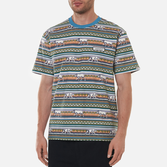 Мужская футболка thisisneverthat Printed Lion Stripe Multicolor 2