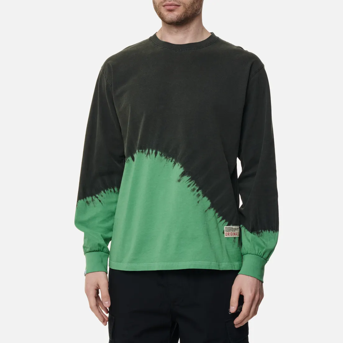 thisisneverthat Мужской лонгслив Wave Overdyed
