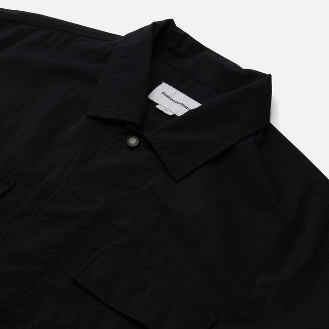 Мужская куртка thisisneverthat, цвет чёрный, размер M TN221WOWLS05-BLACK Nylon Ripstop BDU - фото 2