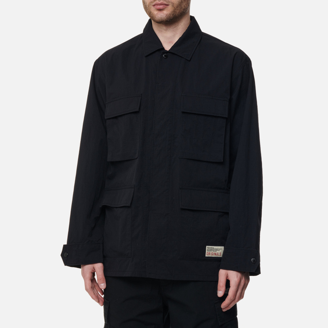 Мужская куртка thisisneverthat, цвет чёрный, размер M TN221WOWLS05-BLACK Nylon Ripstop BDU - фото 3